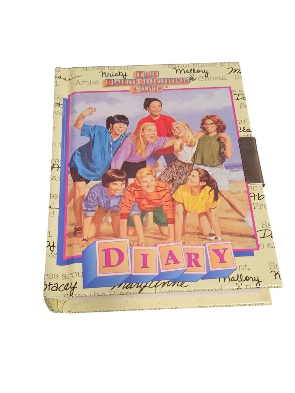 The Baby-Sitters Club Diary Hardcover With Lock 1995 Scholastic Vintage Notebook